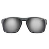 Julbo Shield Sunglasses | Size 59 / Transluscent Black / Neon Orange / REACTIV 2 & 4 Polarized (VLT 5..20%) / Size 59