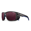Julbo Shield Sunglasses | Size 59 / Translucent Black / Blue / White / REACTIV 0 & 4 High Contrast / Size 59