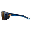 Julbo Shield Sunglasses | Size 59 / Transluscent Black / Neon Orange / REACTIV 2 & 4 Polarized (VLT 5..20%) / Size 59
