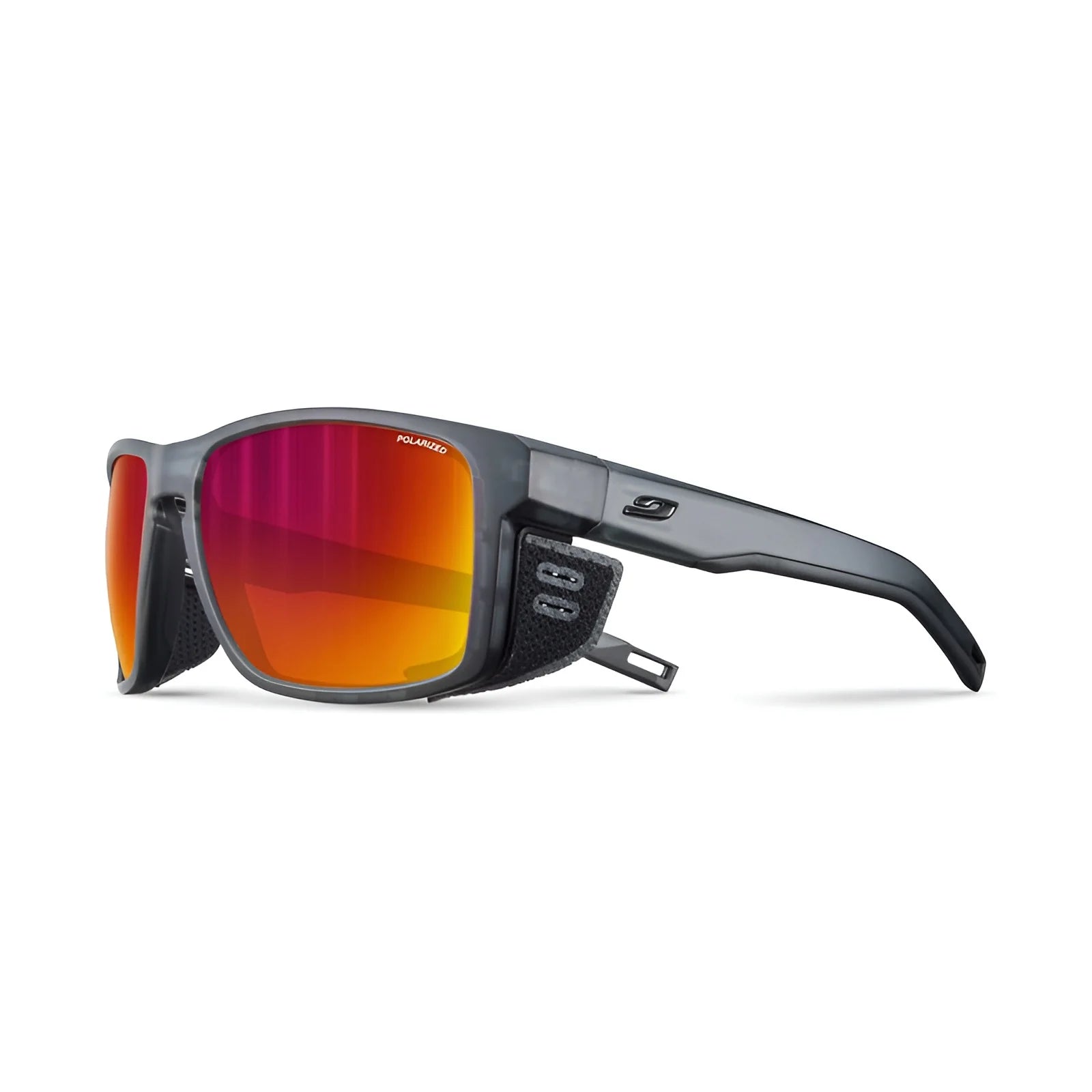 Julbo Shield Sunglasses Translucent Black / Spectron 3 Polarized (VLT 12%)