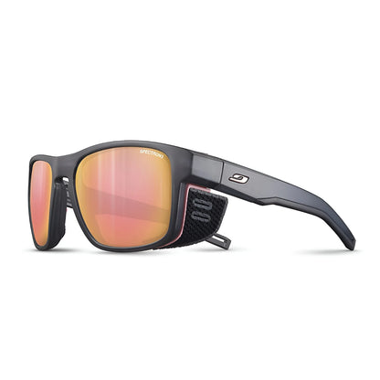Julbo Shield Sunglasses Translucent Gray / Pink / Spectron 3 (VLT 13%)