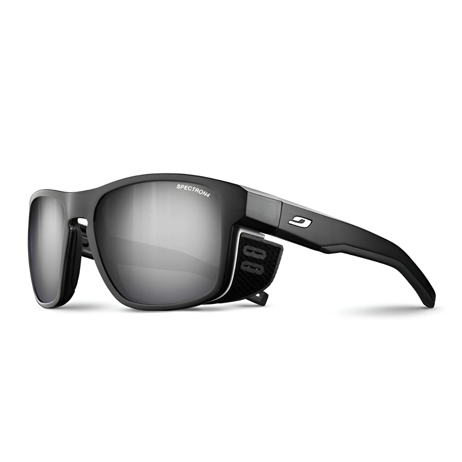 Julbo Shield Sunglasses Matte Translucent Black / White / Spectron 4 (VLT 5%)