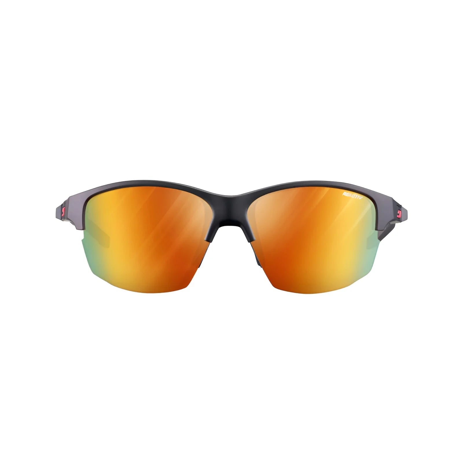 Julbo Split Sunglasses Black / Black / Red / REACTIV 1 & 3 Light Amplifier