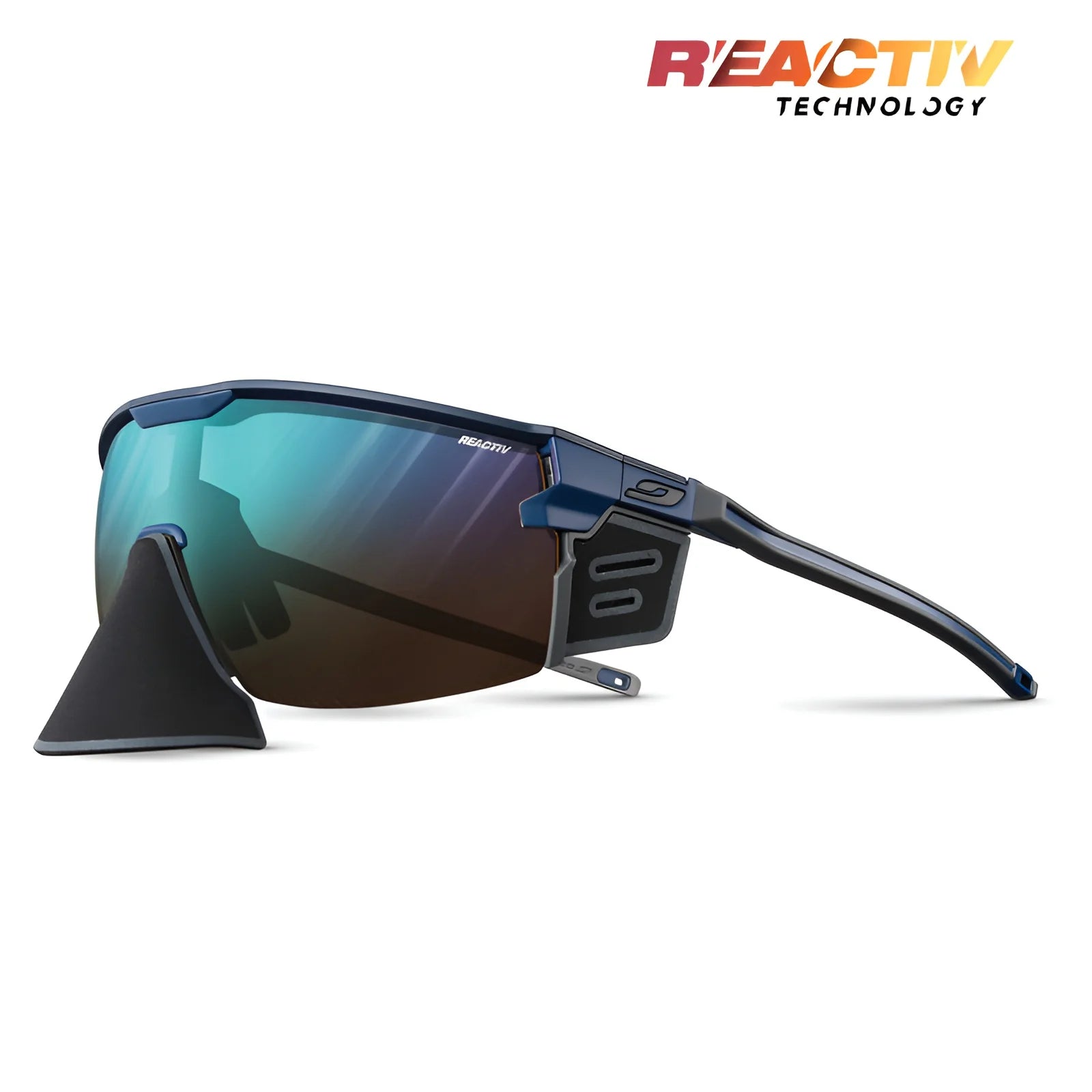 Julbo Ultimate Cover Sunglasses Blue / REACTIV 2 & 4 (VLT 7..35%)