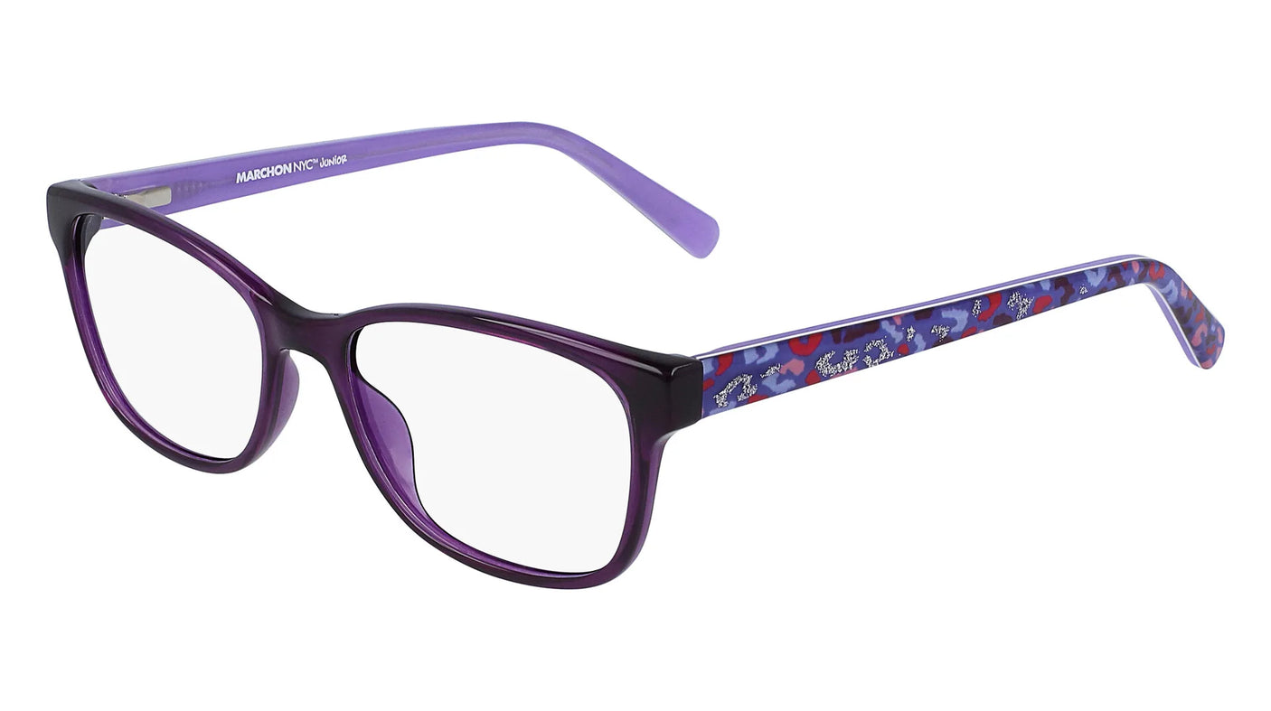 Marchon NYC M-7502 Eyeglasses Eggplant