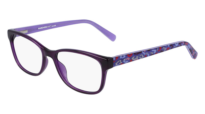 Marchon NYC M7502 Eyeglasses / Eggplant / Size 48