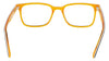 Marchon NYC M6502 Eyeglasses / Black / Orange / Size 48