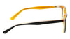 Marchon NYC M6502 Eyeglasses / Black / Orange / Size 48