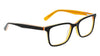 Marchon NYC M6502 Eyeglasses / Black / Orange / Size 48