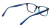 Marchon NYC M6502 Eyeglasses / Black / Orange / Size 48