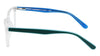 Marchon NYC M6502 Eyeglasses / Black / Orange / Size 48