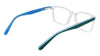 Marchon NYC M6502 Eyeglasses / Black / Orange / Size 48