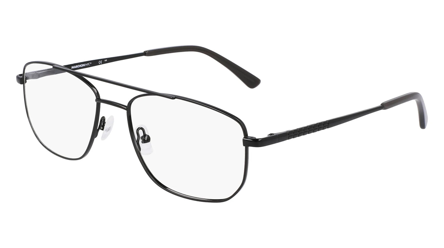 Marchon NYC M-9007 Eyeglasses Shiny Black