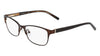 Marchon NYC M-4011 Eyeglasses | Size 52 / Matte Brown