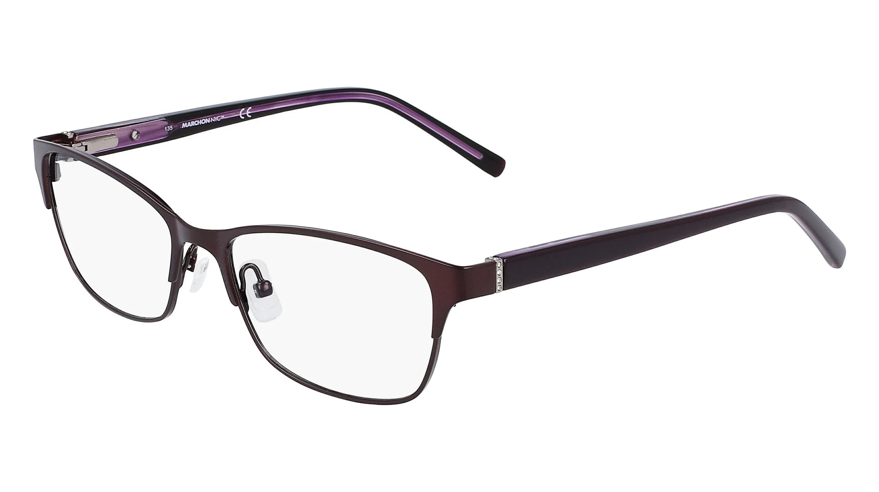 Marchon NYC M-4011 Eyeglasses Matte Eggplant