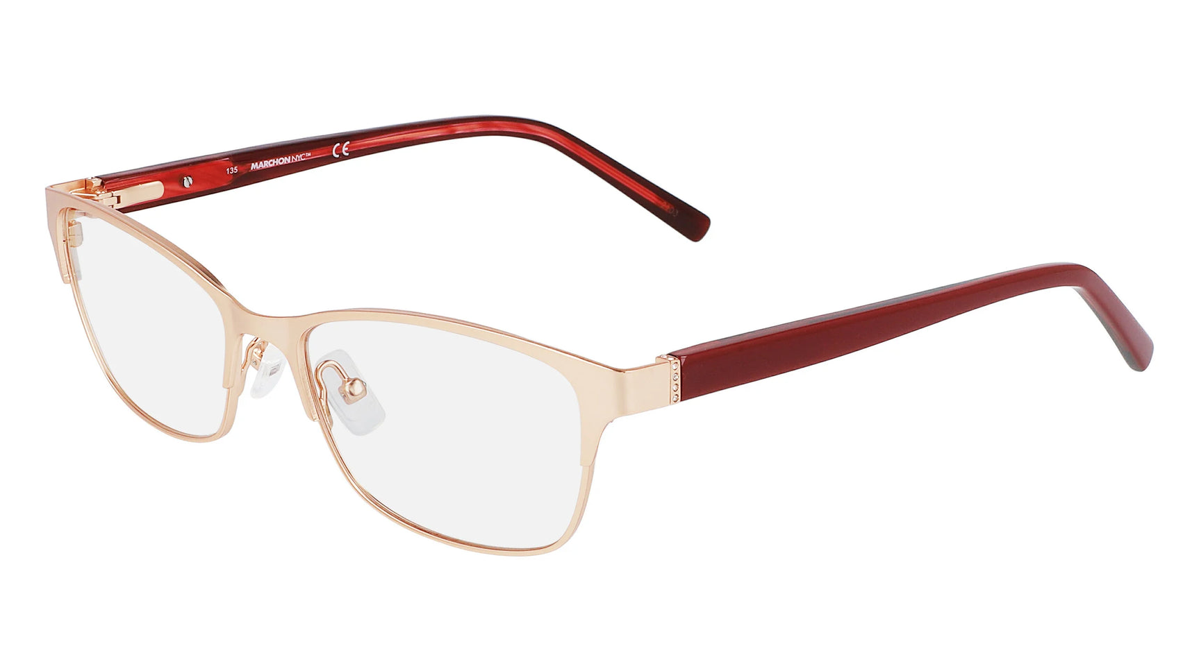 Marchon NYC M-4011 Eyeglasses Matte Rose Gold