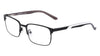 Marchon NYC M-6507 Eyeglasses / Matte Black / Size 47