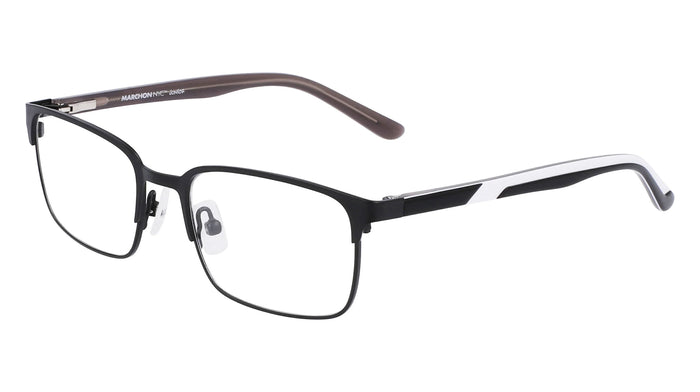 Marchon NYC M-6507 Eyeglasses / Matte Black / Size 47