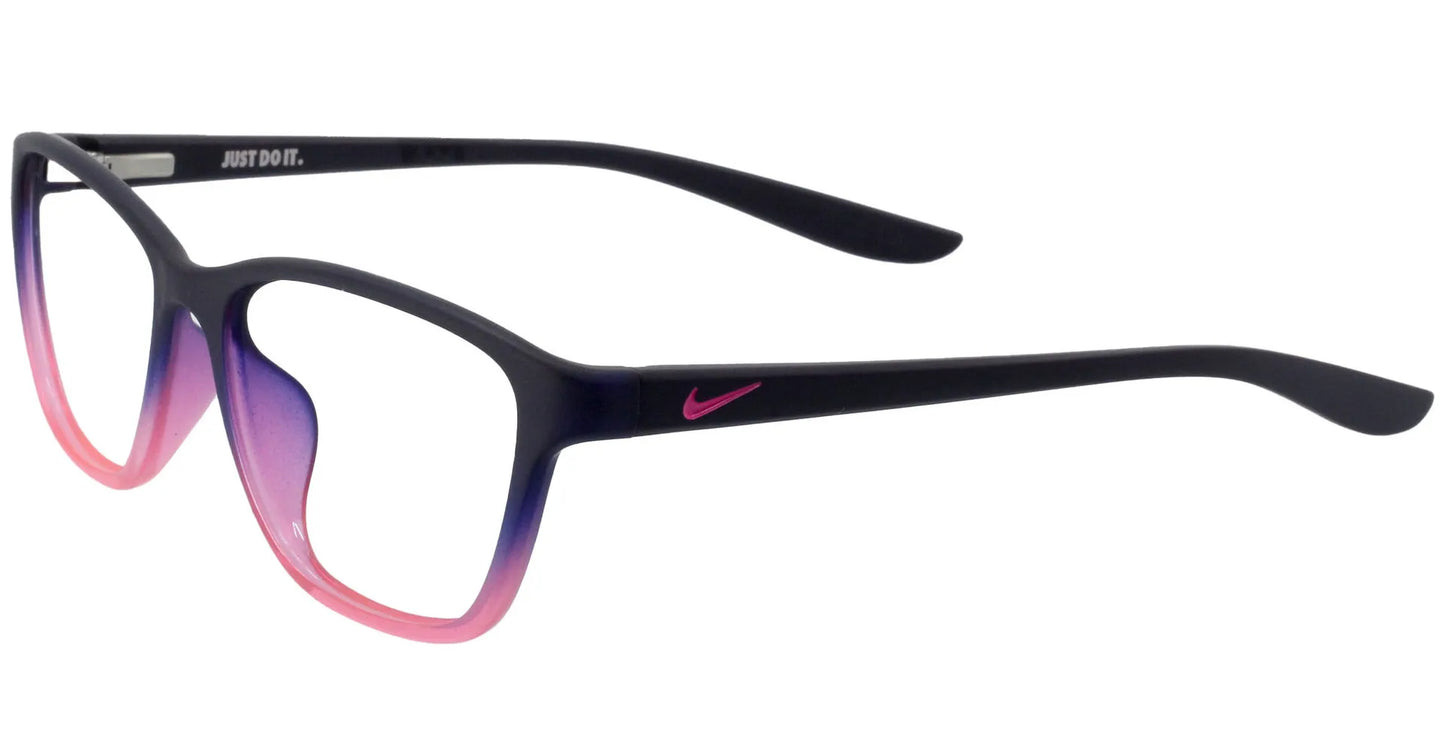Nike 5028 Eyeglasses Matte Cave Purple / Pink Fade