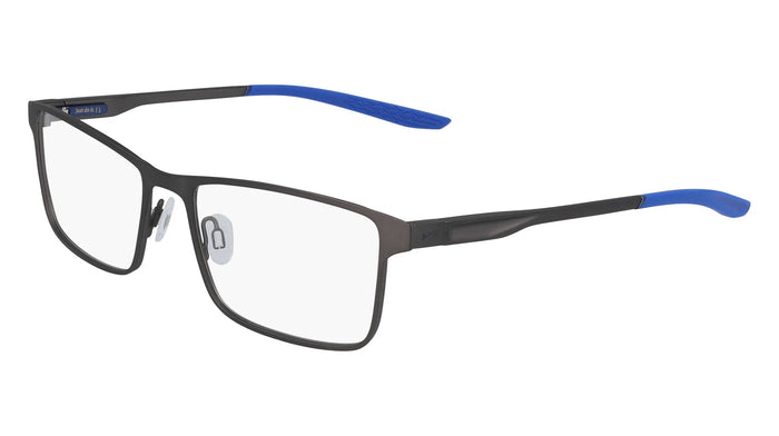 Nike 8047 Eyeglasses / Brushed Gunmetal / Racer Blue