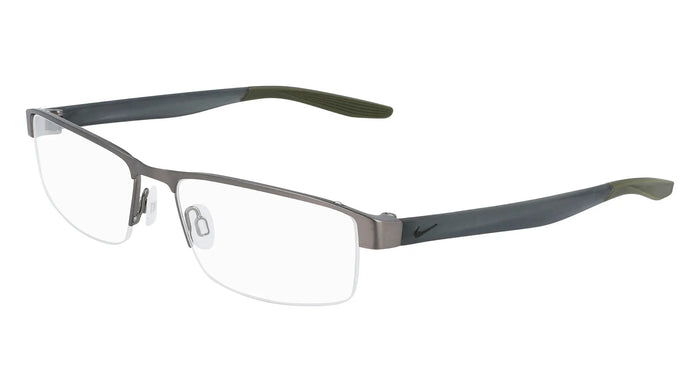 Nike 8137 Eyeglasses / Brushed Gunmetal / Cargo Khaki