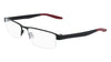 Nike 8137 Eyeglasses / Satin Black / Dark Beetroot
