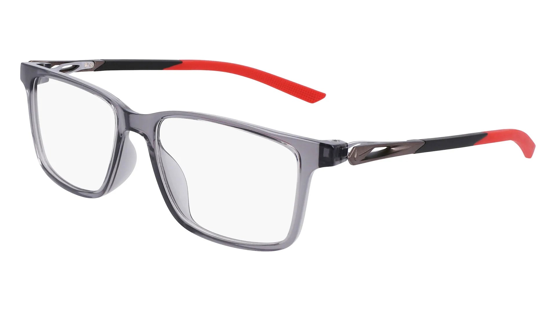 Nike 7145 Eyeglasses Dark Grey / University Red