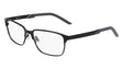 Nike 8213 Eyeglasses Satin Black / Dark Grey