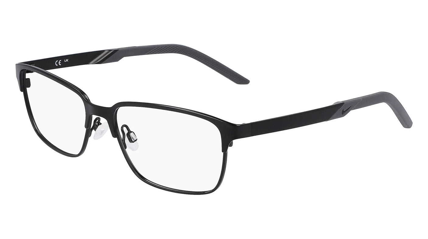 Nike 8213 Eyeglasses Satin Black / Dark Grey