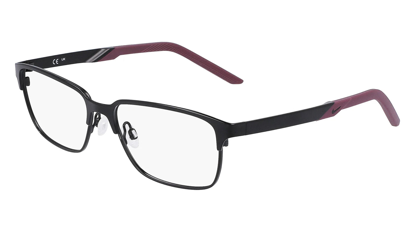 Nike 8213 Eyeglasses Satin Black / Night Maroon