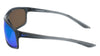 Nike ADRENALINE EV1113 Sunglasses | Size 66 / Dark Grey / Grey / Blue Mirror