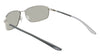 Nike PIVOT SIX DQ0927 Sunglasses | Size 62 / Brushed Silver / Blue / Supr Blu