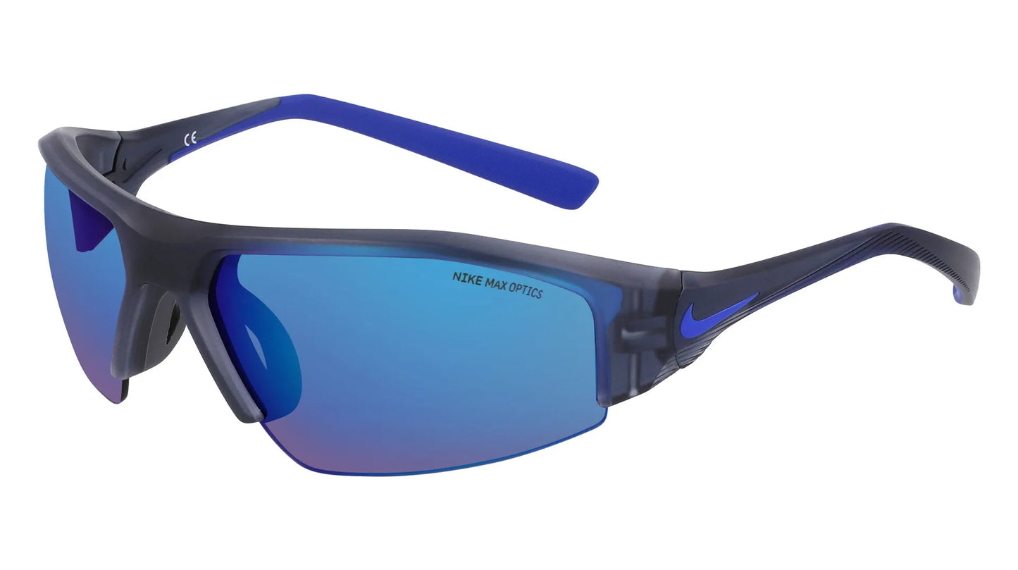 Nike SKYLON ACE 22 DV2151 Sunglasses Matte Dark Grey / Blue Mirror