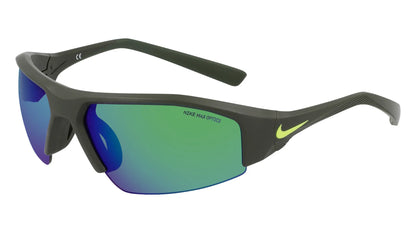Nike SKYLON ACE 22 DV2151 Sunglasses Matte Sequoia / Green Mirror