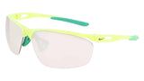 Nike AEREON LB DZ7348 Sunglasses Matte Crystal Volt / Road Tint W