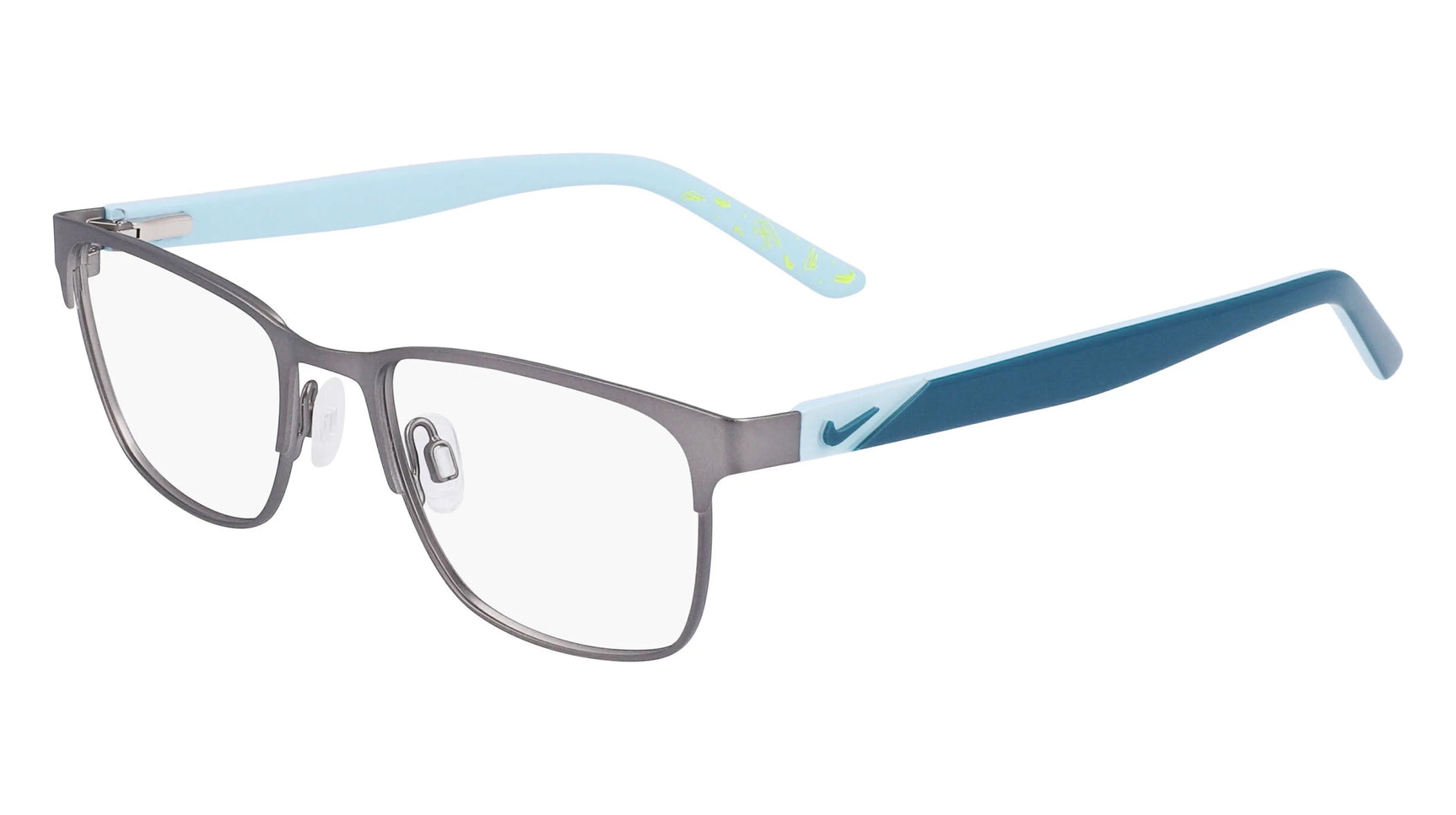 Nike 5591 Eyeglasses Satin Gunmetal / Dark Teal