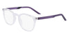 Nike 7260 Eyeglasses | Size 49 / Clear / Matte Canyon Purple
