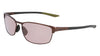 Nike MODERN METAL DZ7365 Sunglasses | Size 58 / Satin Walnut / Course Tint