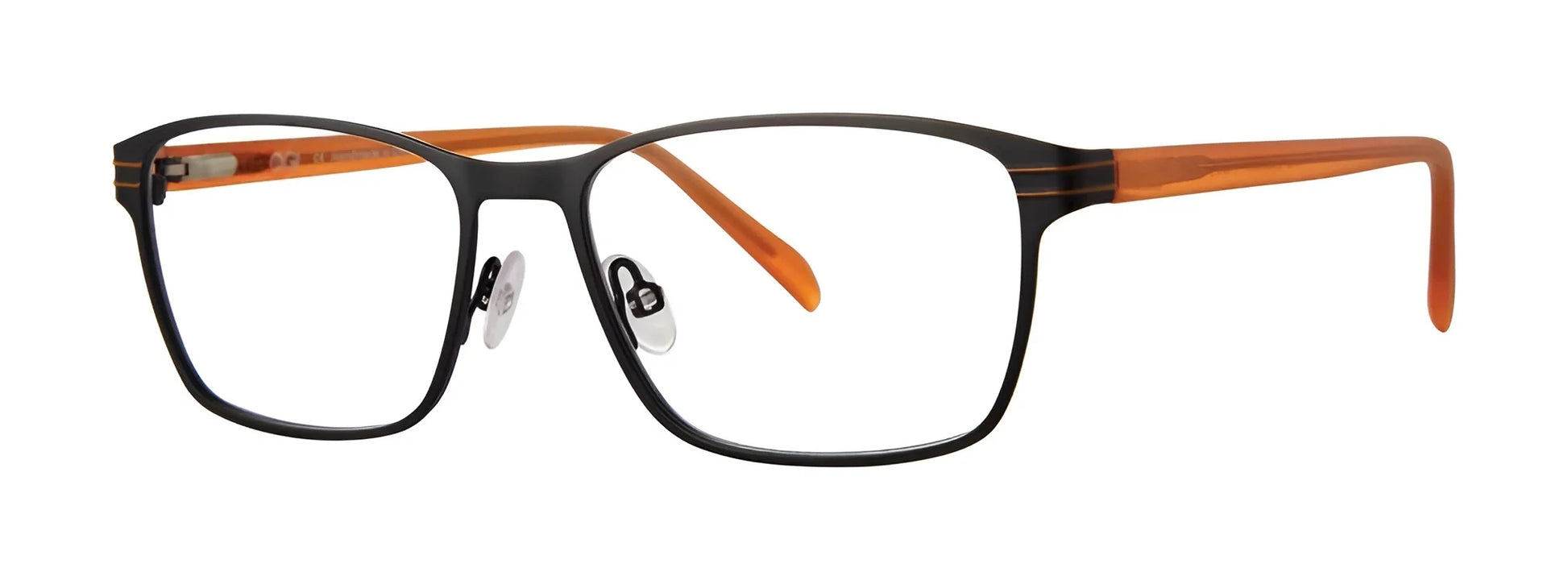 OGI Kids GREY DUCK Eyeglasses Black / Dayglow Orange