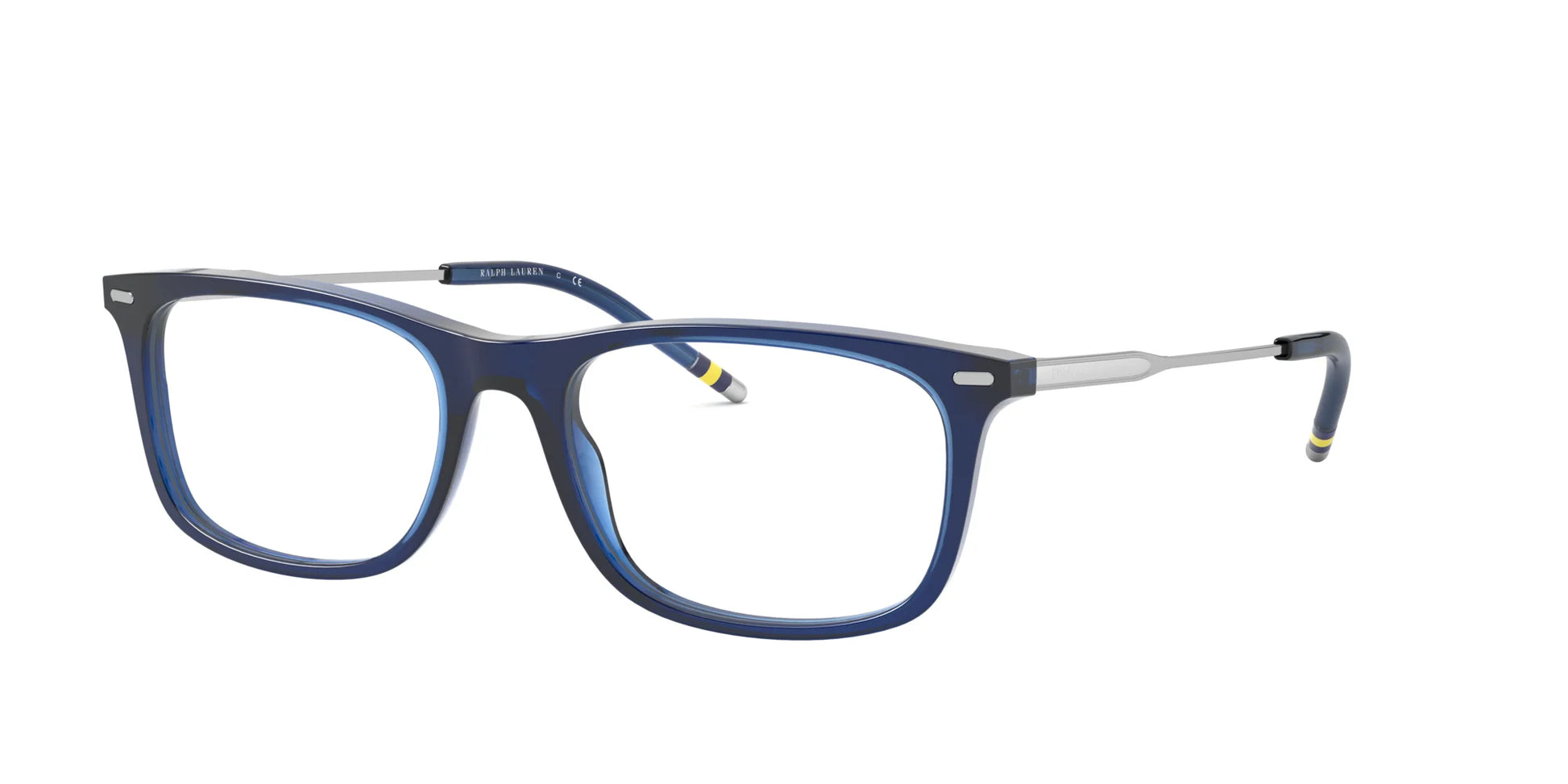 Polo PH2220 Eyeglasses Shiny Transparent Blue