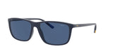 Polo PH4171 Sunglasses Matte Navy Blue / Dark Blue