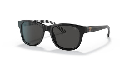 Polo PP9501 Sunglasses Shiny Black / Dark Grey