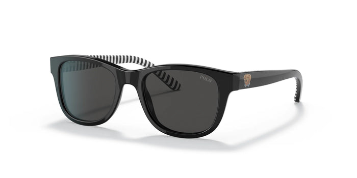 Polo PP9501 Sunglasses | Size 47 / Shiny Black / Dark Grey (3N 10%)