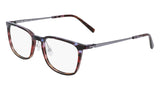 Pure P-2009 Eyeglasses Navy Eggplant Horn