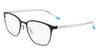 Pure P-5013 Eyeglasses Matte Black / Silver