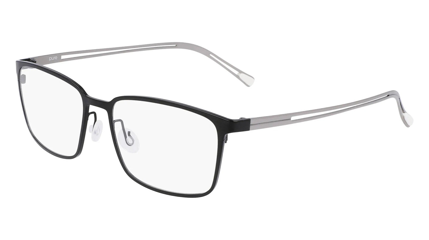 Pure P-4013 Eyeglasses Matte Black / Gunmetal