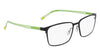 Pure P4013 Eyeglasses / Matte Black / Green