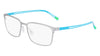 Pure P4013 Eyeglasses / Matte Silver / Blue