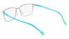Pure P4013 Eyeglasses / Matte Black / Green