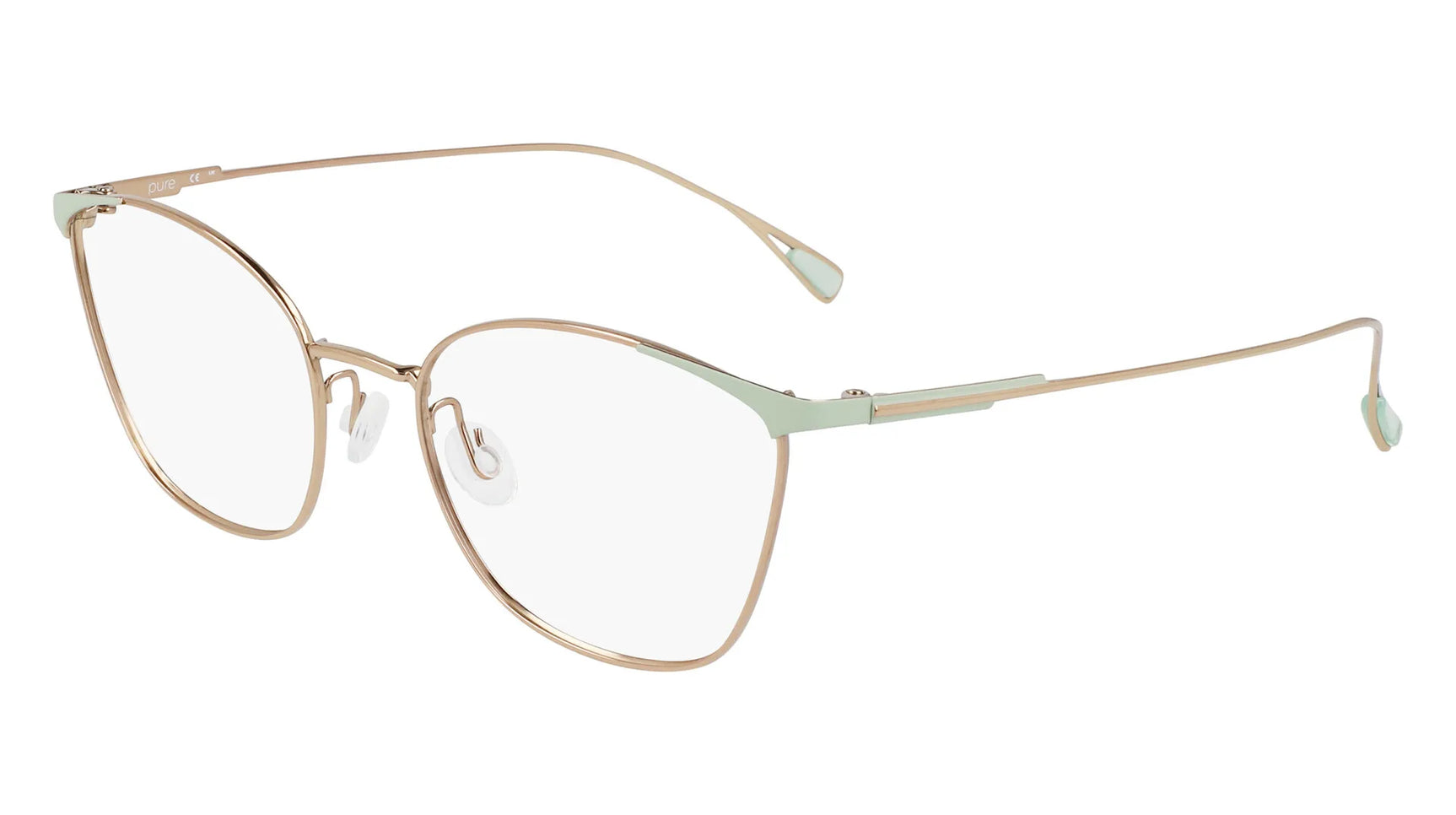 Pure P-5014 Eyeglasses Rose Gold / Sage